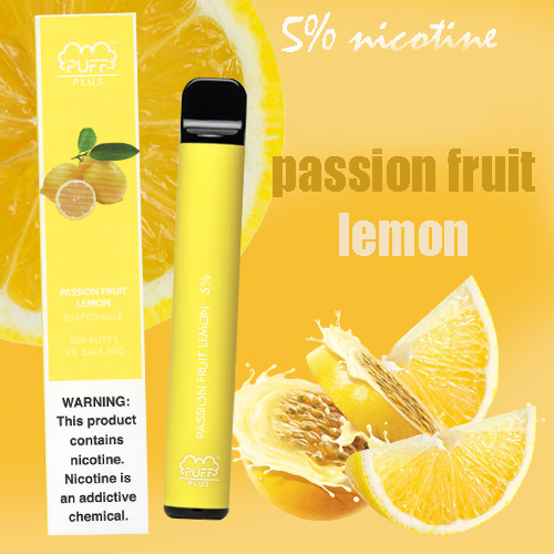 PUFF PLUS 800 PASSION FRUIT LEMON / Маракуйя лимон