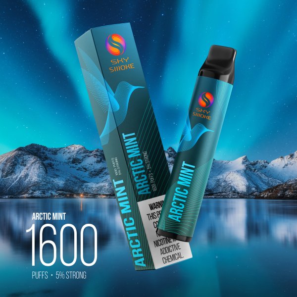 SKY SMOKE 1600 Arctic Mint / Арктический Ментол оптом