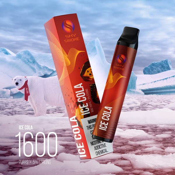 SKY SMOKE 1600 Ice Cola / Ледяная Кола