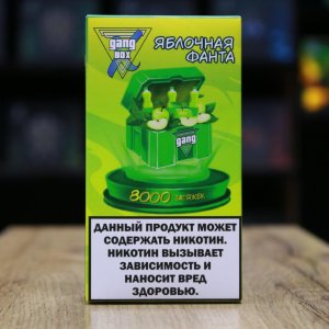 GANG  XBOX 8000 затяжек Яблочная Фанта