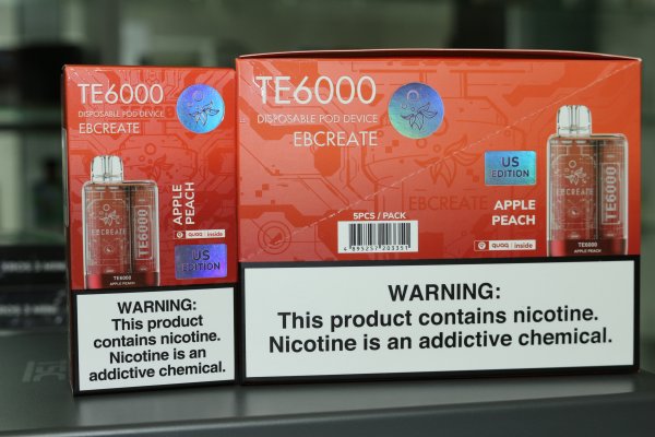 Электронная сигарета ELF BAR TE6000  Apple Peache / Яблоко Персик