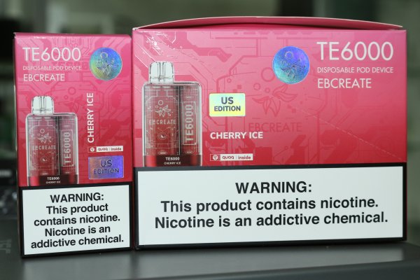Электронная сигарета ELF BAR TE6000 Cherry Ice / Вишня Лед